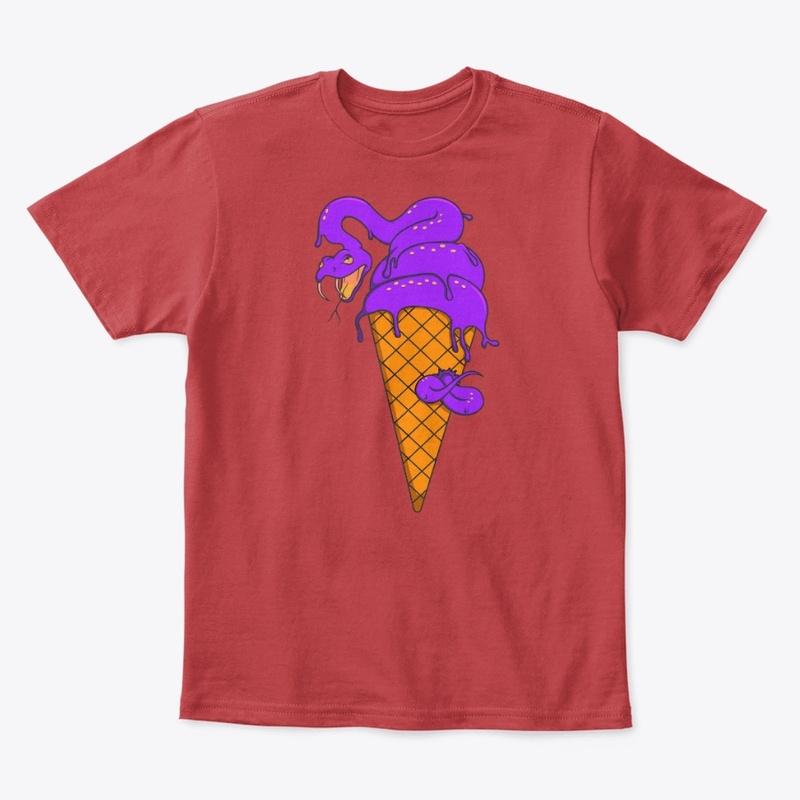 Purple Snake Era Kids Tee